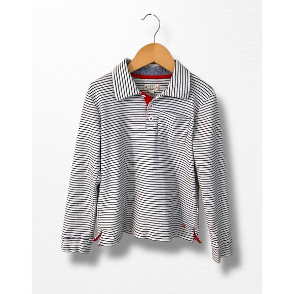 Egg Long Sleeved Polo Shirt, Size 8 - Picture 1 of 7